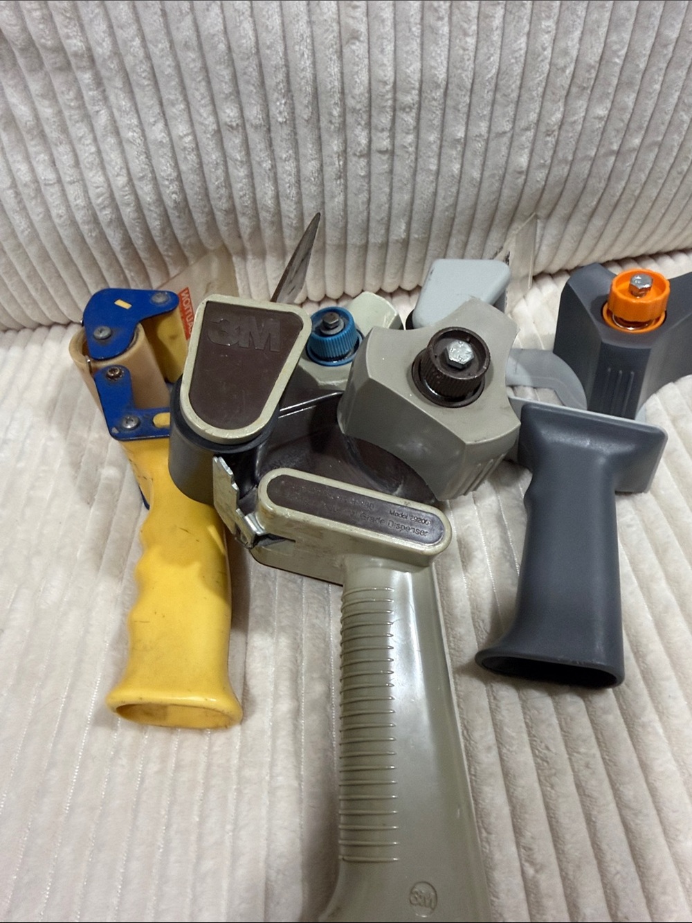 Vintage Packing Tape Dispensers- Set of Three (3) - Heavy-Duty.Used. See Photos